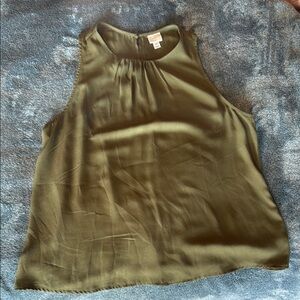 A New Day Green Tank Top Soft Fabric Relaxed Fit